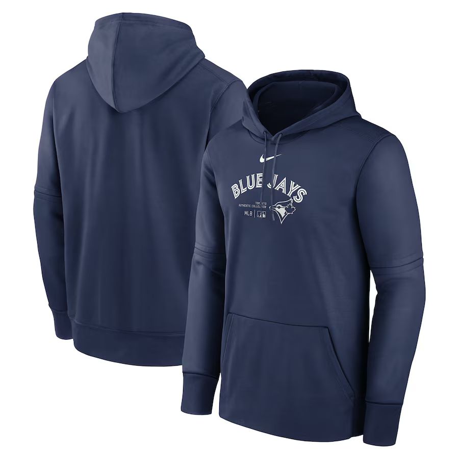 Men 2025 MLB Toronto Blue Jays Drak blue Nike hoodie style 3->toronto blue jays->MLB Jersey